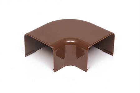 Plain angle 90 for duct KD-8-B, brown
